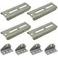 Qty. 4: 8" Bunk Board Bracket Kits  Fits Universal Products Replaces 81210-x4