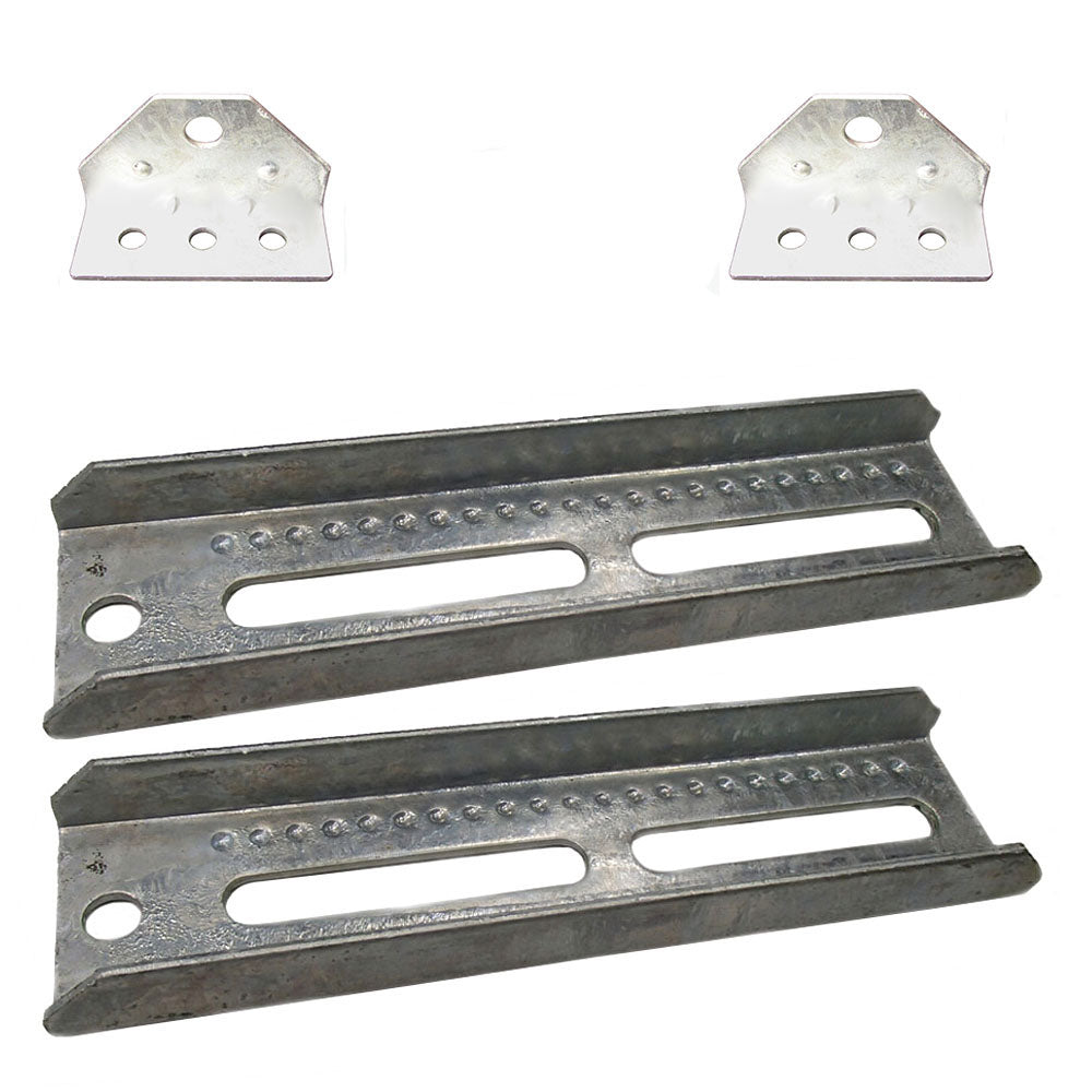 Qty 2: 10" Bunk Board Bracket Kit

 Fits Universal Products Replaces 4-10