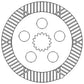 AZ40478 New Brake Disc Fits John Deere 1030 1130 1630 1640 1830 2030 2040 2130 +