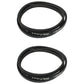 Two B105 or 5L1080 Classical V-Belts for Implements Mowers Combines Industrial