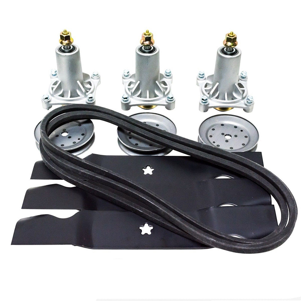 54" Mower Deck Rebuild Kit Fits Poulan Pro Spindles Blades FREE Shipping