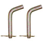 Two (2) Universal Tractor Bent Hitch Pins 3" Long Fits John Deere 1/2" Diameter
