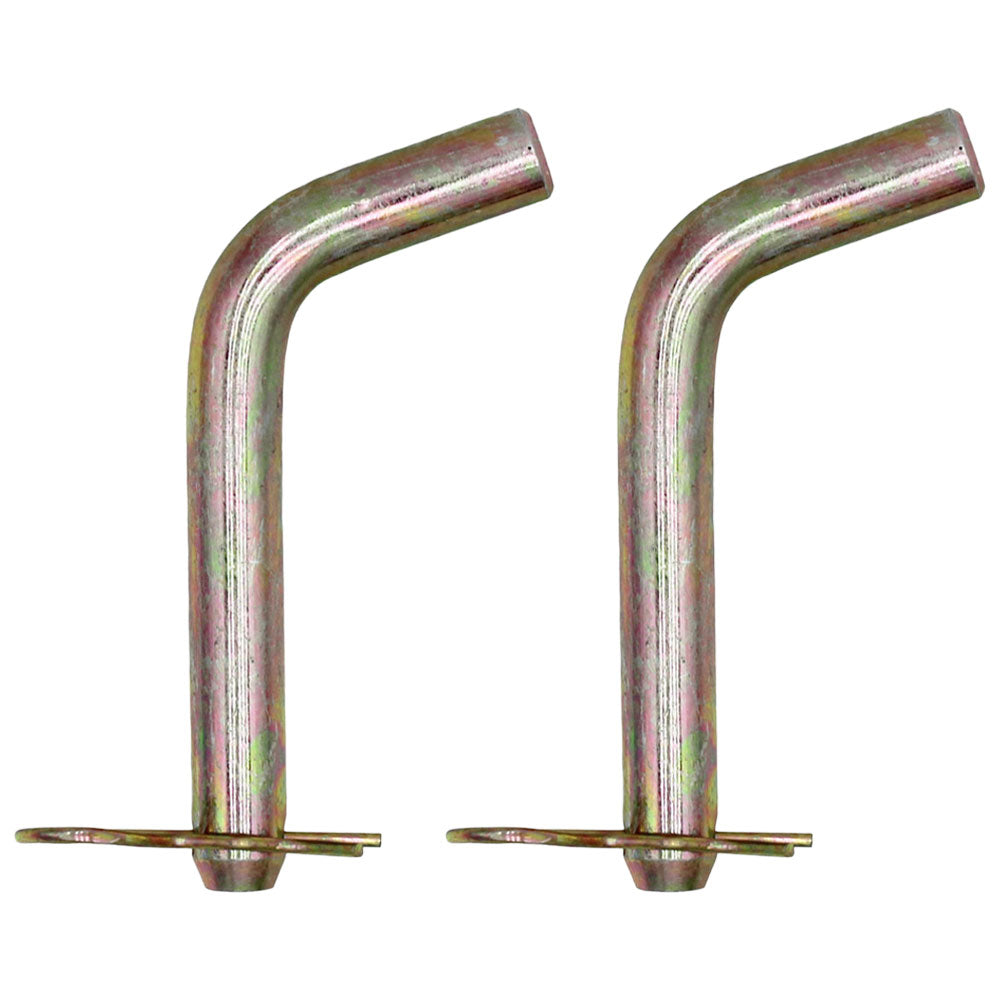 Two (2) Universal Tractor Bent Hitch Pins 3" Long Fits John Deere 1/2" Diameter