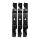 742-05620 High Lift Mower Blade (3) Pack Fits Cub Cadet ZT2 60 ZTS2 60 ZT3 60