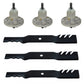 Mulching Blades & Spindles Fits John Deere Replaces GY20592