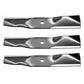 3 PK Blades 54" Fits John Deere 325 335 345 425 445 455 M115496 GY20569