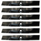 (6) Fits John Deere 54 Cut Med Lift Blades 325 335 345 425 445 455 GY20569 M1154