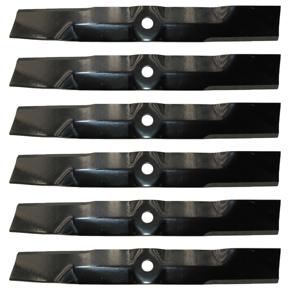(6) Fits John Deere 54 Cut Med Lift Blades 325 335 345 425 445 455 GY20569 M1154
