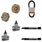 Deck Rebuild Kit Spindles Blades Belts Idlers Fits John Deere L100 L118 42"