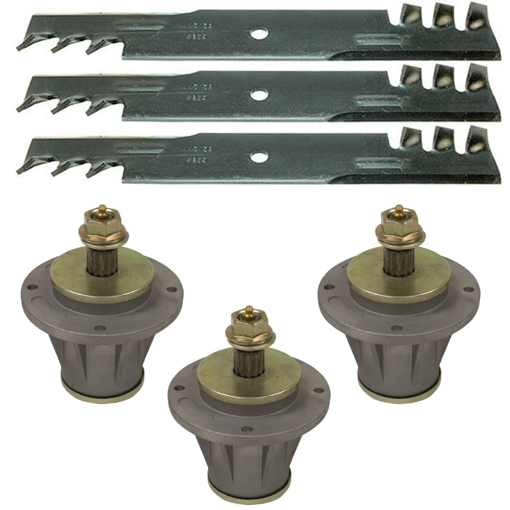 Spindle and Blade Kit Fits Husqvarna LZ 5225 LZ 5227 LZ 6127 Zero-Turn Mowers