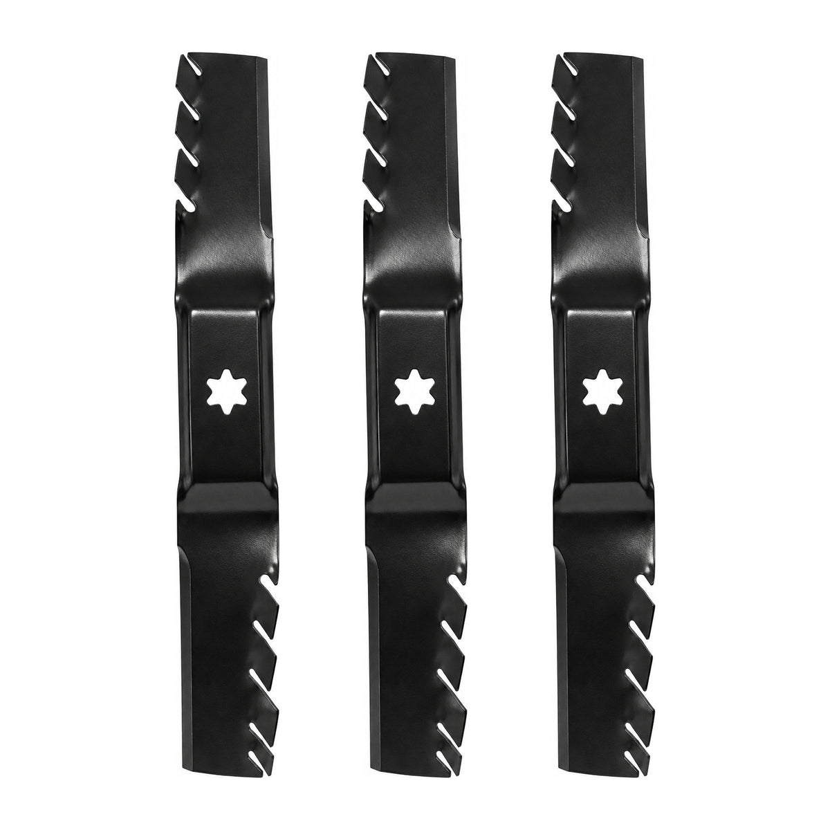 490-110-M178 Mulching Lawn Mower Blades (3) Pack Fits Troy Bilt Super Bronco 50