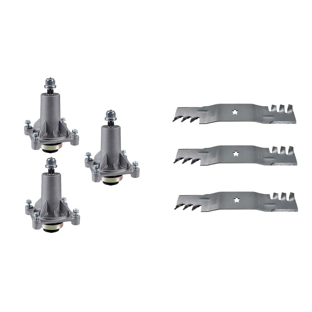 Spindles & Blade Kit for 54" Deck
 Fits AYP Replaces 187254