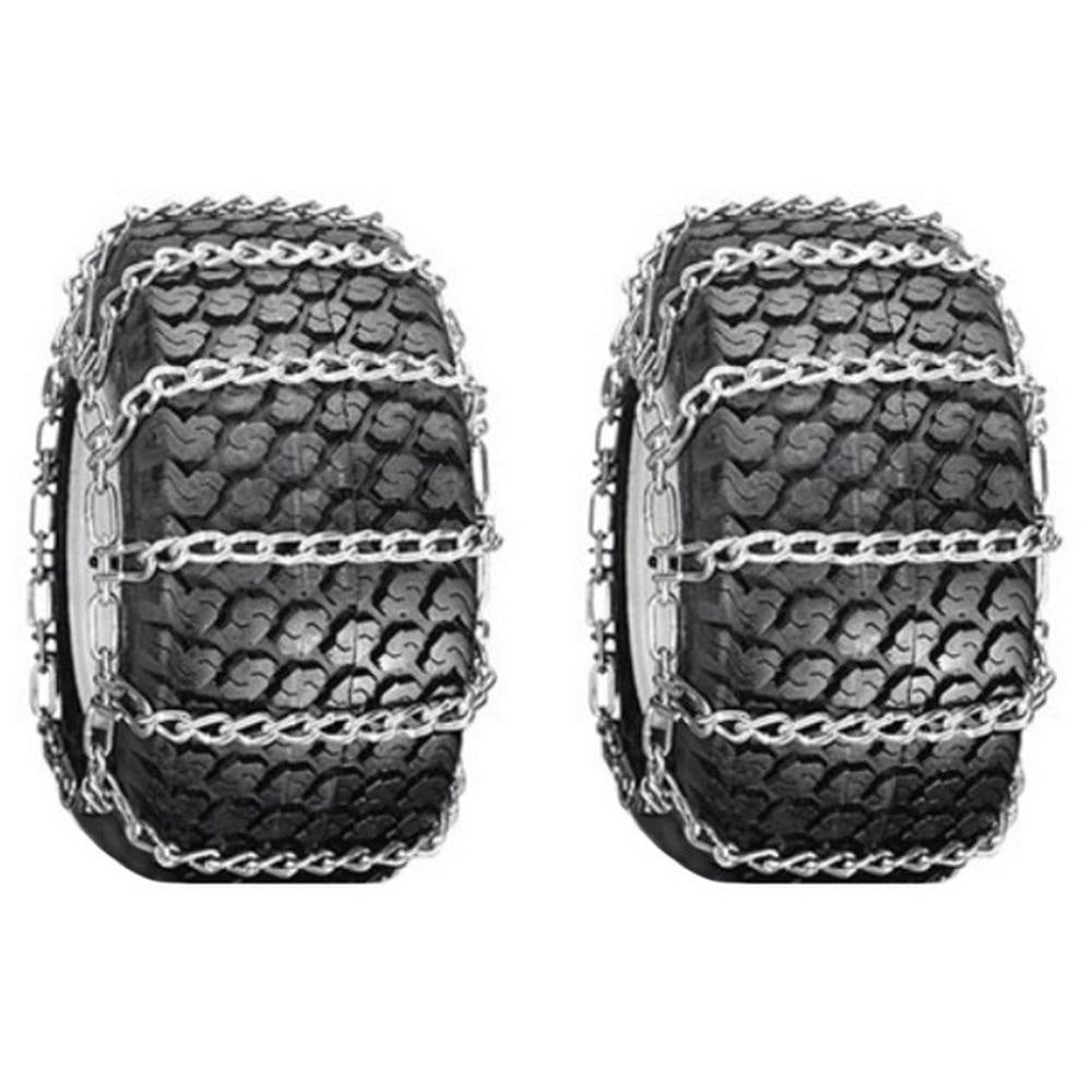 Pair of Link Tire Chains 180-130 A-B1TC3305G Tire Size 18” x 9.50” x 8” 2-Link