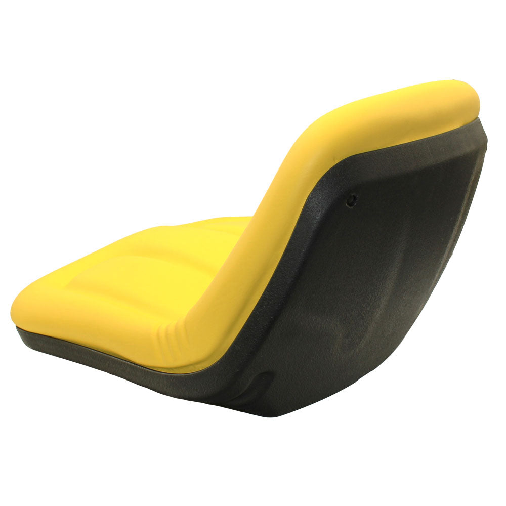 Yellow High Back Seat Fits John Deere Replaces AM103284