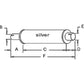 B452A New Muffler for Oliver Tractor 70 79015985 OL-1 Horizontal-Round Body