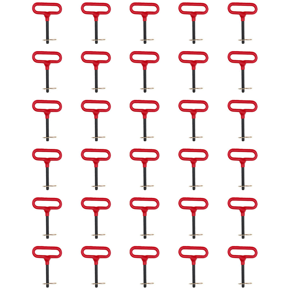 Qty 30: Red Handle Hitch Pin Fits Universal Products Replaces B504050_x30
