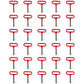 B504050 P700511 (30) Red Head Hitch Pin Pins 1/2" Dia 6-5/8" Long 3-5/8" Usable