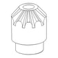 Leveling Box Gear Fits Massey Ferguson Replaces 181345M1