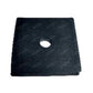 RW0178-43 Square Rubber Mount Pads,  2" x 2" x 1/4", 1 Pack