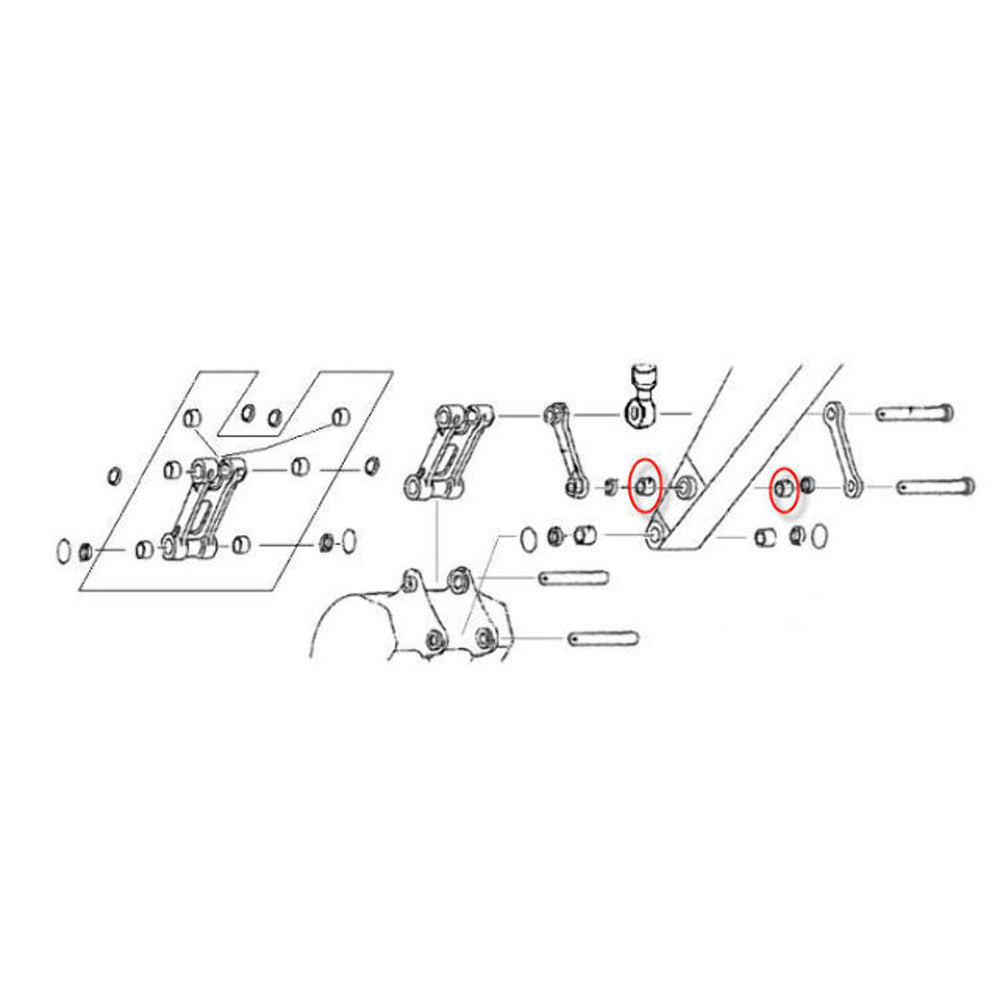 4196106 New Backhoe Bushing for Hitachi EX150 EX160 EX200