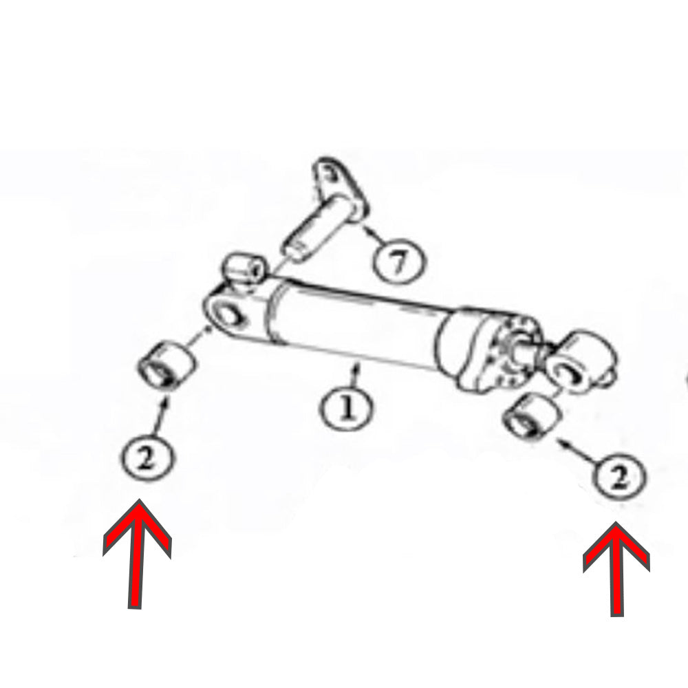 L127014 Bushing Fits Case 621, 621B,  (621C with Z-Bar loader)