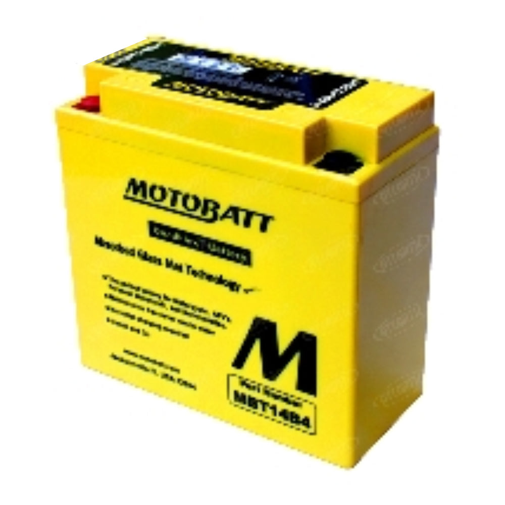 YT14B4 YT14BBS Universal Fits Motobatt Battery With 10 Hour Life