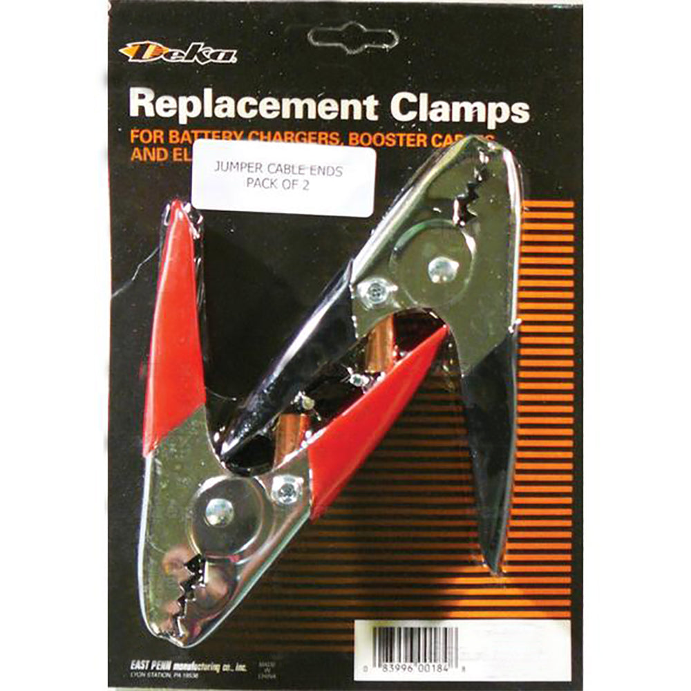 20557 Jumper Cable Clamps Ends, Red Black Fits Universal Products