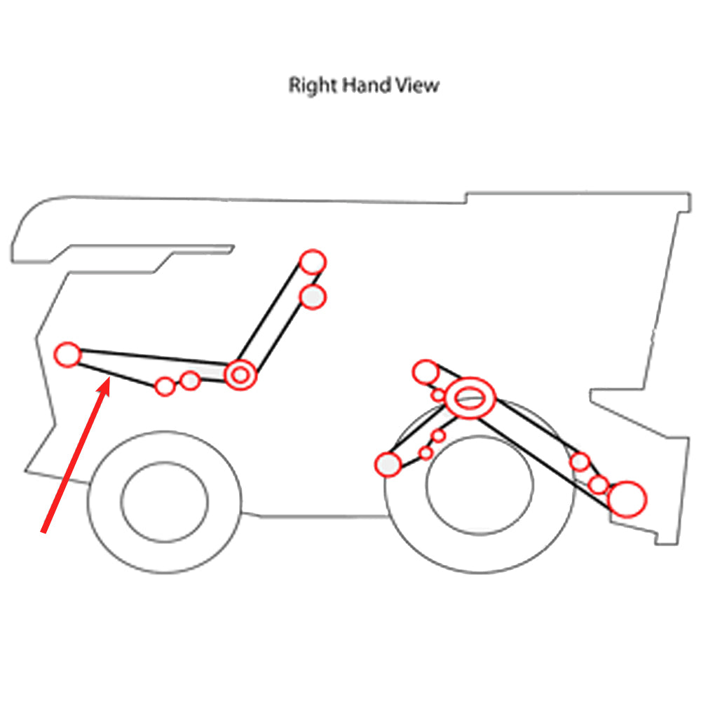 Disc Mower Belt Set 3 for New Idea 526 527 5406 5407 Hesston 1004 1005 526369