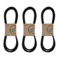 Disc Mower Belt Set 3 Fits Massey Ferguson 1306 1307 1327 Challenger HTD7 526369