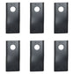 21009432 Qty. 6: Left Hand Disc Mower Blade
 Fits Sitrex