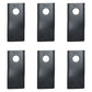 613728 Qty. 6: Left Hand Disc Mower Blade  Fits GEHL