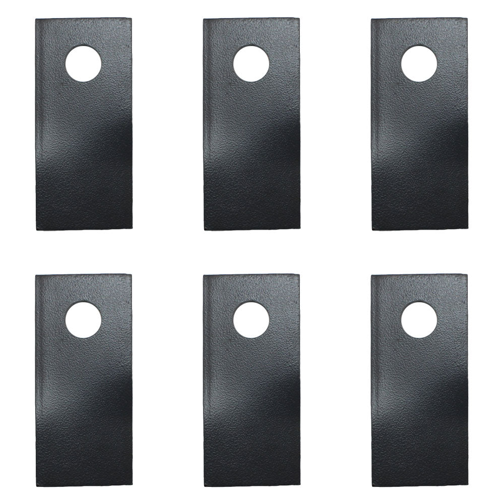 613728 Qty. 6: Left Hand Disc Mower Blade
 Fits GEHL