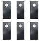 561-512-10 Qty. 6: Left Hand Disc Mower Blade
 Fits Kuhn