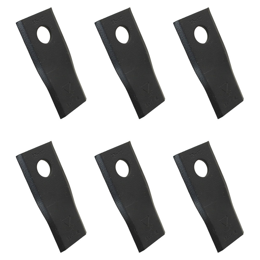 766726 Qty. 6: Left Hand Disc Mower Blade  Fits Ford/New Holland