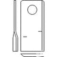 RH Disc Mower Blade Fits Fella Replaces BHH90-0028