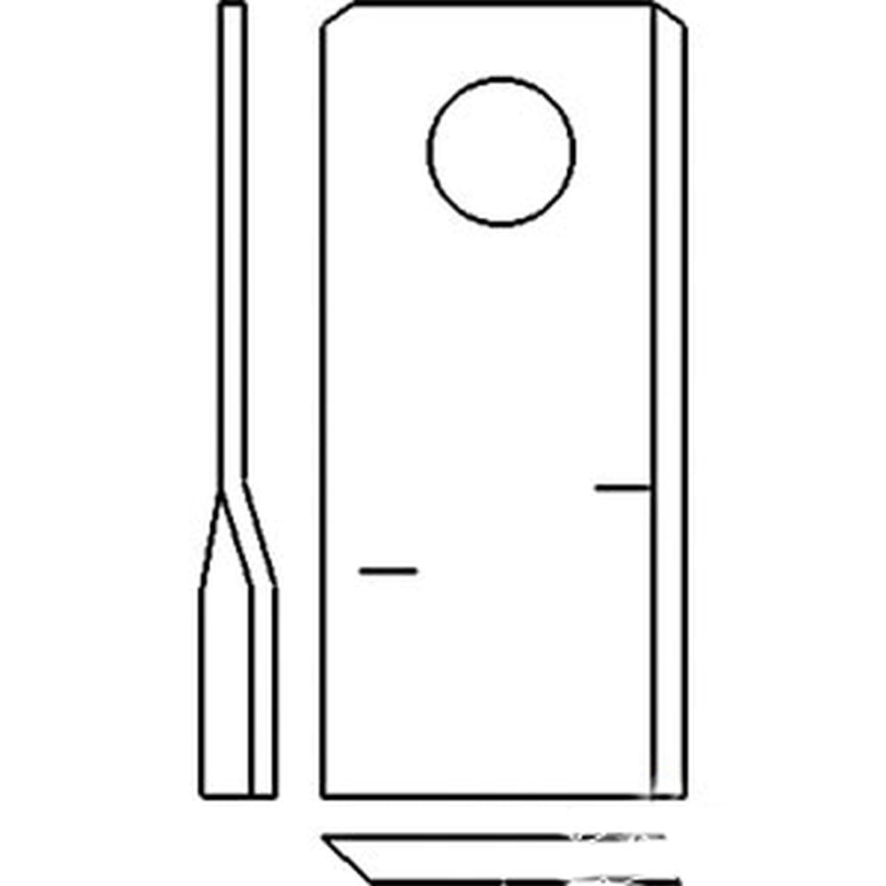 RH Disc Mower Blade Fits Fella Replaces BHH90-0028