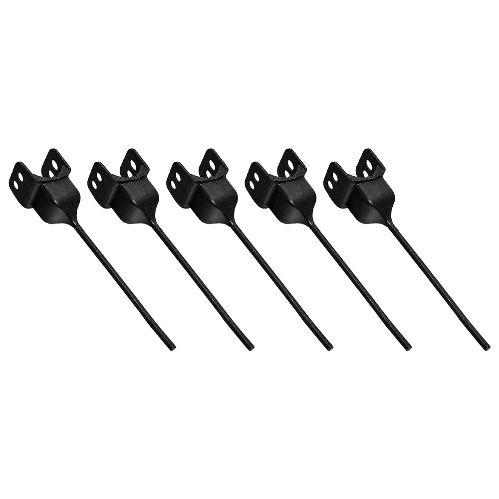 Five (5) Heavy Duty Rubber Rake Teeth for Vermeer Models R-9, R-21, R-23, R-23A, R-24, R-24A