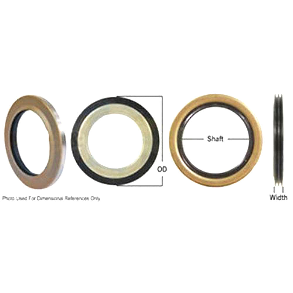 7186S B1876 CR18127 7186S-I Universal Fit Seal 1.812" Long 2.722" OD 0.27" Wide