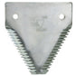 232-981 Overlap Chrome Xtra Heavy 11 Gauge Sabre Tooth for Hesston Twin Sickle
