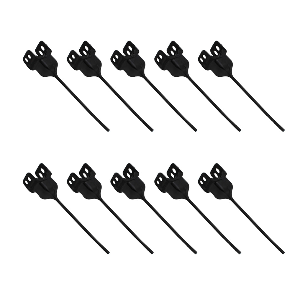 Qty 10: LH Rubber Mounted Tooth Fits Massey Ferguson Replaces 580848M1