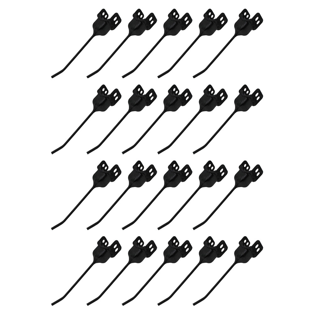 Qty 20: LH Rubber Mounted Tooth Fits Ford/New Holland Replaces 65668