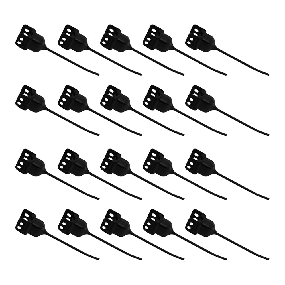Qty 20: LH Rubber Mounted Tooth Fits Massey Ferguson Replaces 580848M1