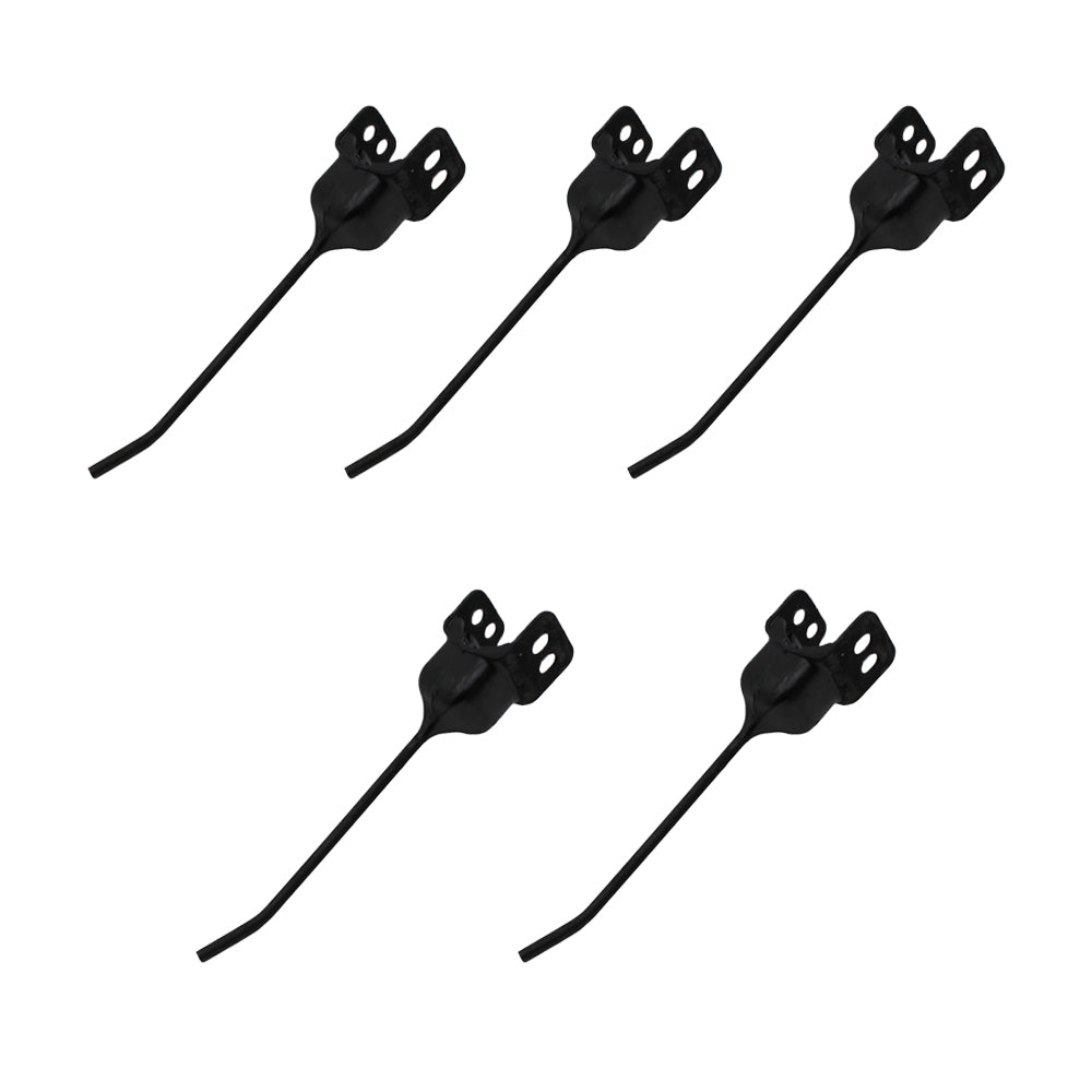Qty 5: LH Rubber Mounted Tooth
 Fits Massey Ferguson Replaces 580848M1