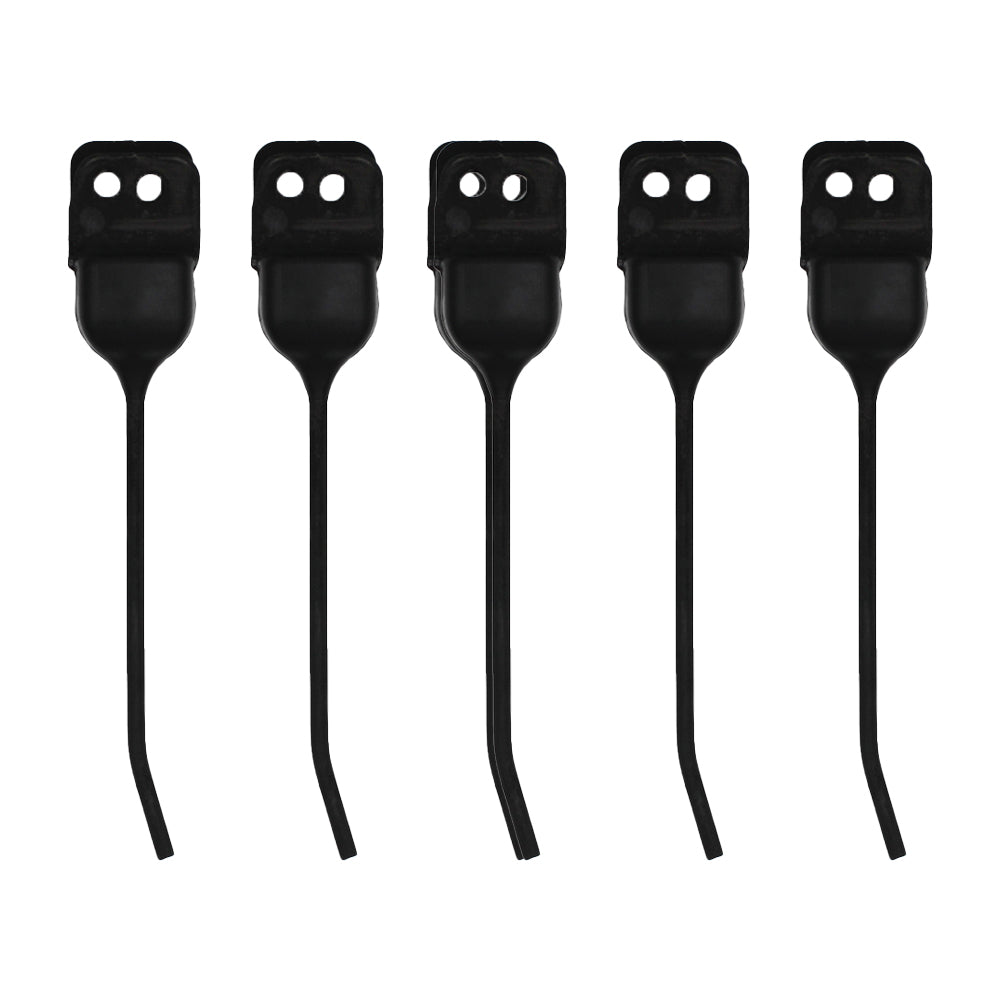 (5) LH Rubber Mounted Hay Rake Teeth 850613 Fits New Holland 256 258 65668