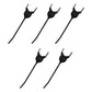 850613 5 Pc. Rubber Mounted Rake Teeth Set Fits Ford New Holland LH 216 w/ 259