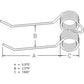 Double Tine Fits Hesston Replaces BHT90-0031