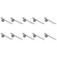 Rake Tooth 10 Pack Fits Massey Ferguson 25 36 37 25 668364M1 667530M1 96MF1