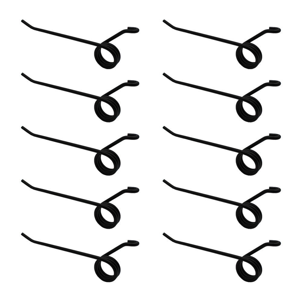 Ten Rake Teeth 7.25" Tine x 1.937" Coil OD MF-1C Wire Fits Massey Ferguson