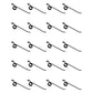 (20) Hay Rake Teeth Fits Massey Ferguson 36 37 25 96MF1C Fits Edcor TEMF1 TEMF1C