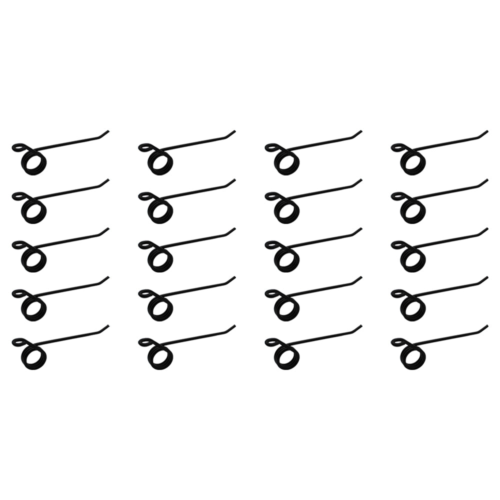 Twenty Rake Teeth 7.25" Tine x 1.937" Coil OD MF-1C Wire Fits Massey Ferguson